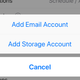 Importing accounts in Outlook for iOS. (Image: Screenshot)
